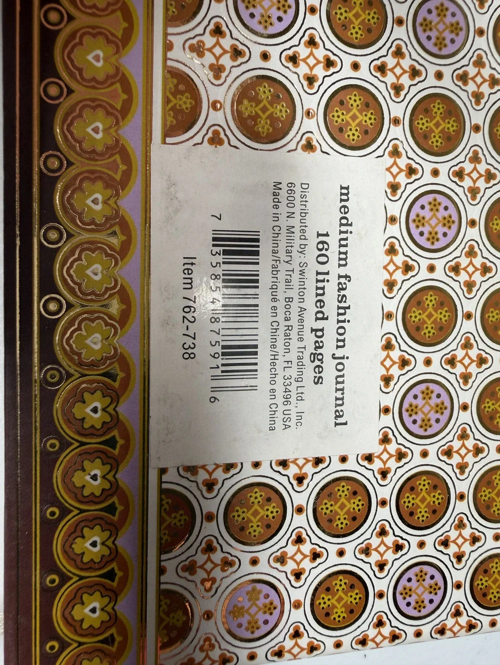 Fashion Journals Lined Notebooks Lot of 2 Small & Medium Decorative New A5 A6
